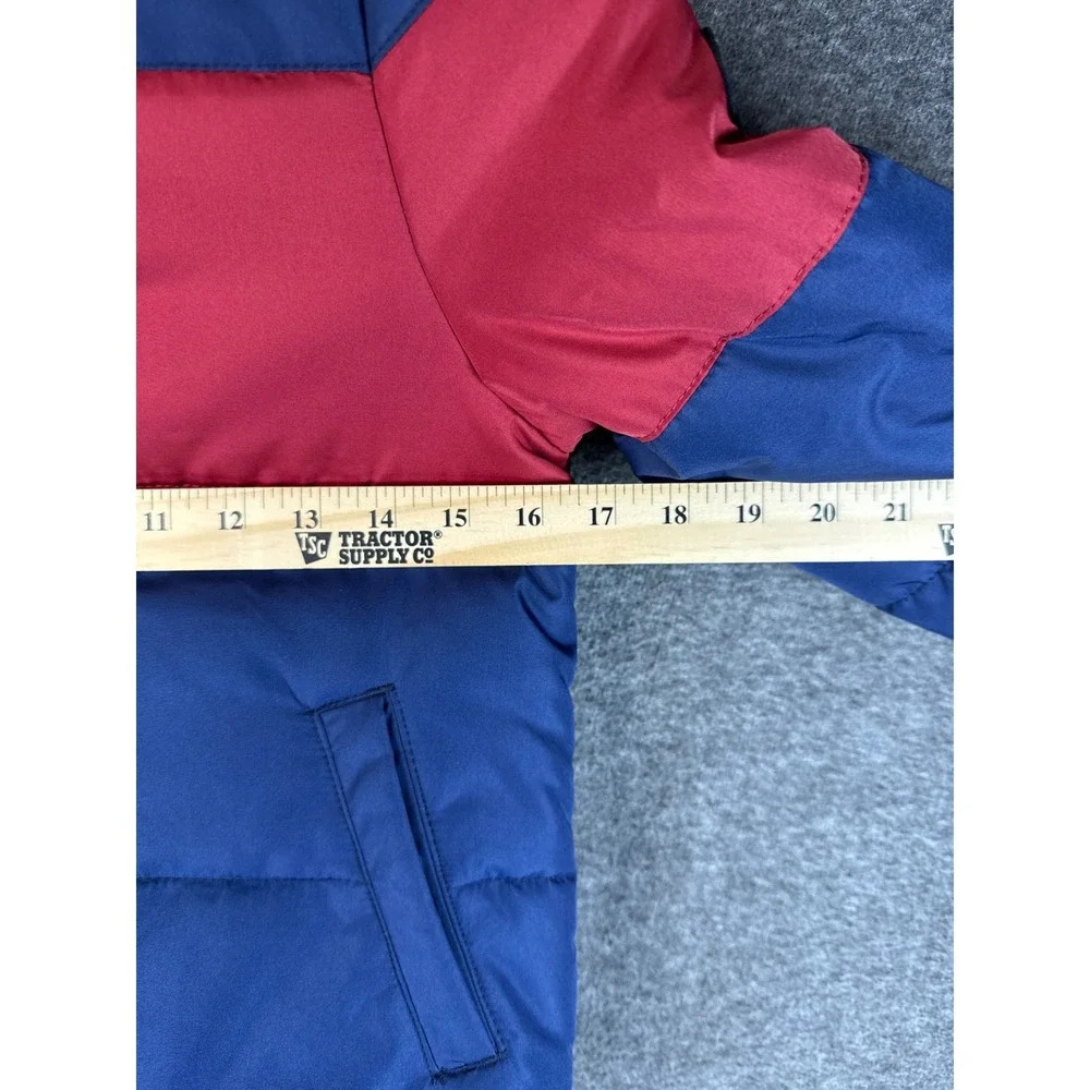 OshKosh B'gosh‎ Kids L7 Puffer Jacket Hooded Blue Red Winter Warm Sherpa Lined